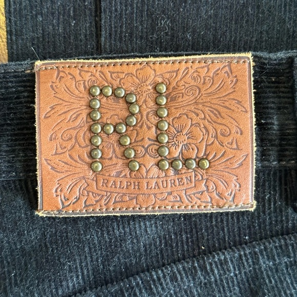 Ralph Lauren Sport | Black Corduroy Straight/Bootcut Pants - Picture 6 of 6